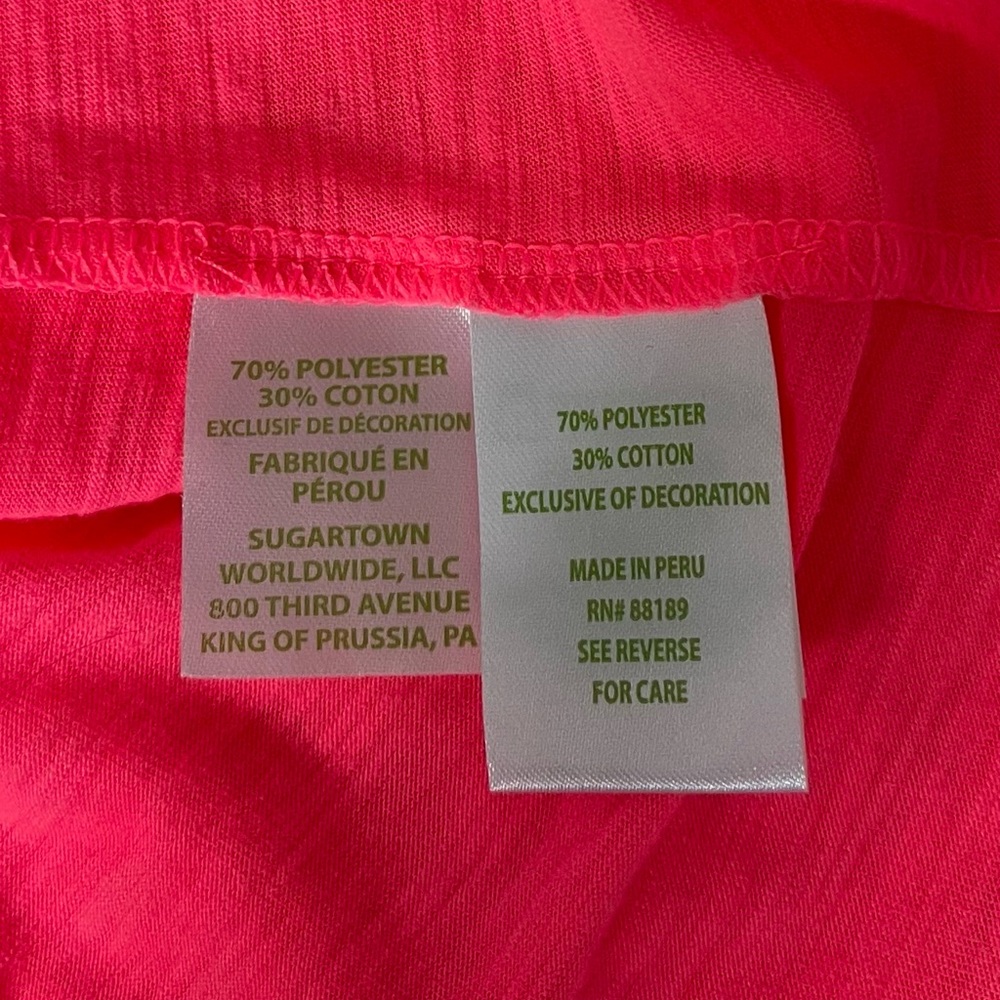 Lilly Pulitzer Bright Pink Tank Top - Picture 6 of 6